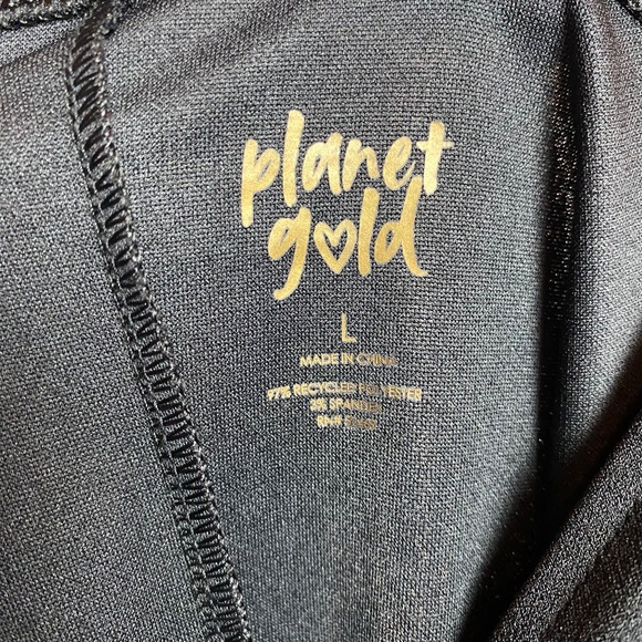 NWT Planet Gold Womenʻs Spaghetti Strap Little Black Mini Dress Large - Picture 7 of 11